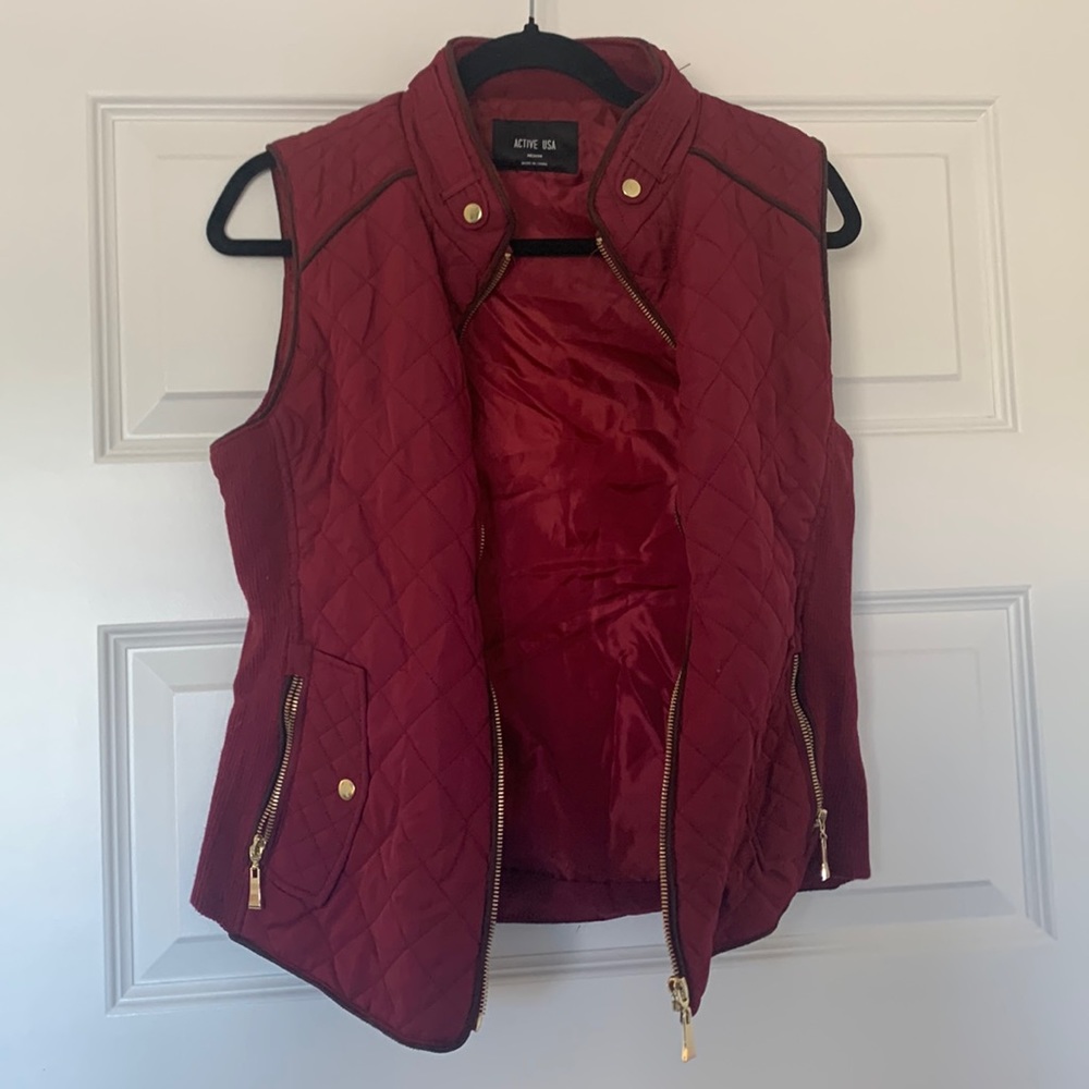 Magenta vest